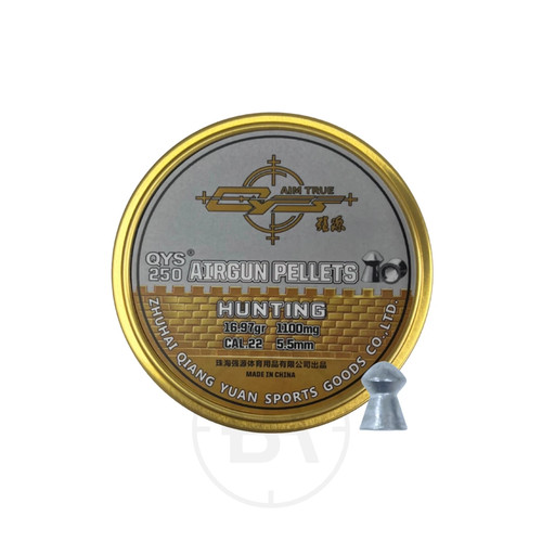 Qys domed nose 16 - domed, .22
