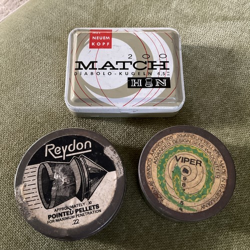 Vintage pellet tins - 3,